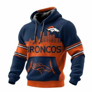 2025 Broncos City Skyline Waffle Hoodie 2025 Broncos City Skyline Waffle Hoodie
