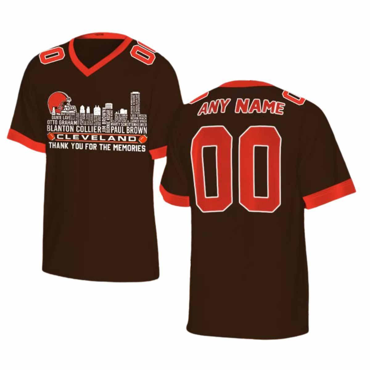 2025 Brown x Legend City Skyline Football Jersey 2025 Brown x Legend City Skyline Football Jersey