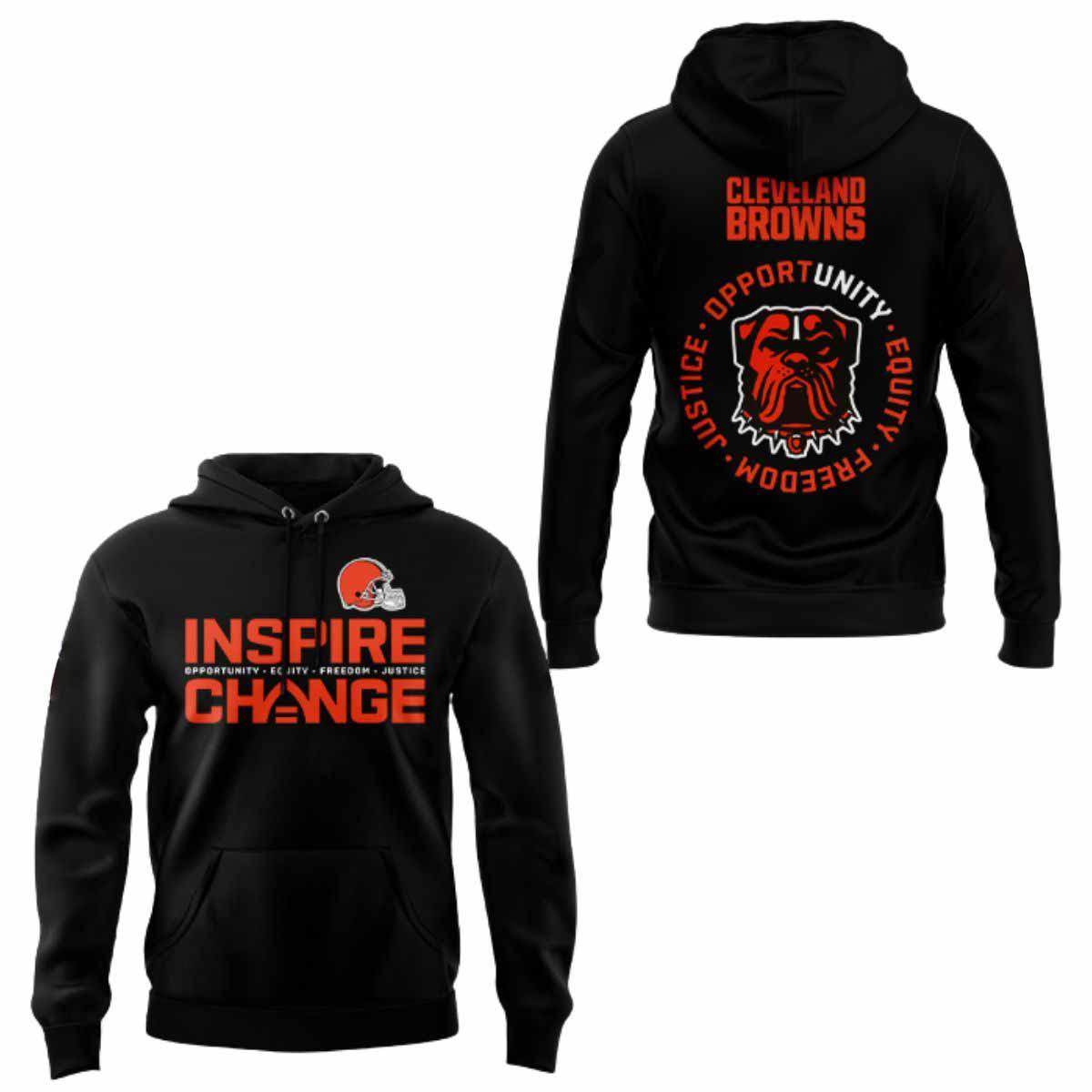 2025 Browns Inspire Change Support Hoodie 2025 Browns Inspire Change Support Hoodie