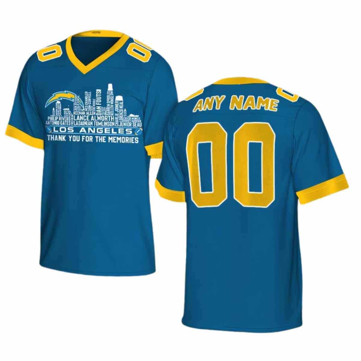 2025 Chargers x Legend City Skyline Football Jersey 2025 Chargers x Legend City Skyline Football Jersey