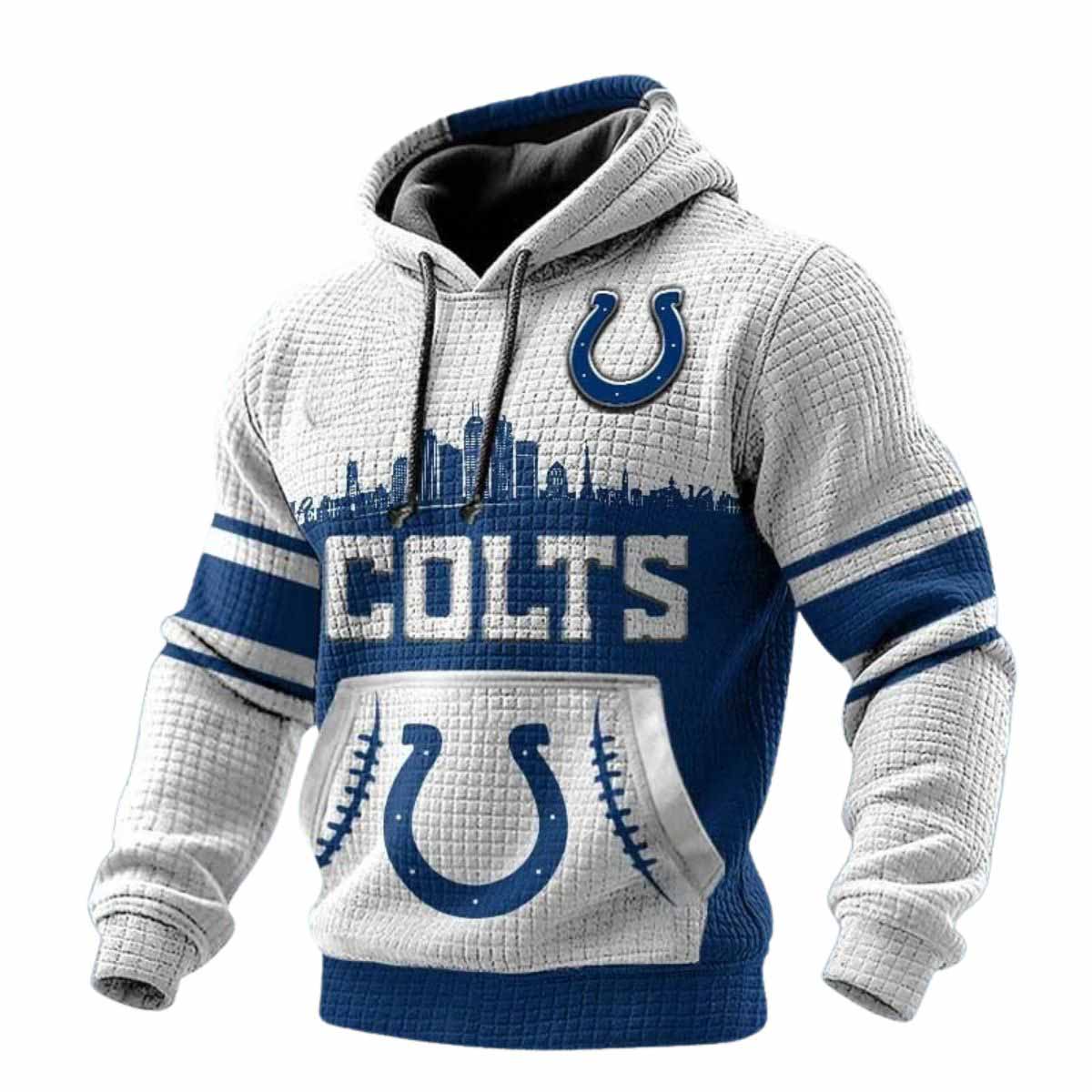 2025 Colts City Skyline Waffle Hoodie 2025 Colts City Skyline Waffle Hoodie