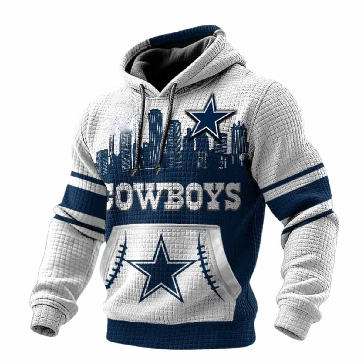 2025 Cowboys City Skyline Waffle Hoodie 2025 Cowboys City Skyline Waffle Hoodie