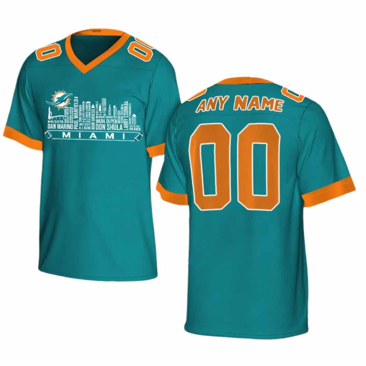 2025 Dolphins x Legend City Skyline Football Jersey 2025 Dolphins x Legend City Skyline Football Jersey