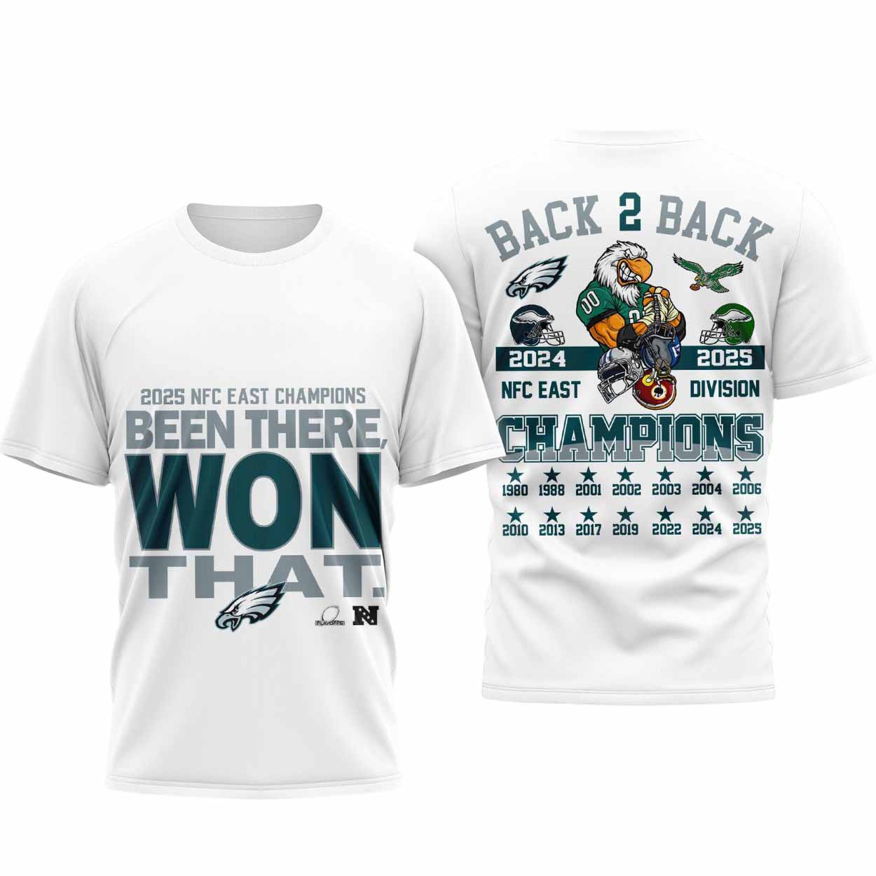 2025 Eagles Been There Won That Back 2 Back Champions T Shirt 2025 Eagles Been There Won That Back 2 Back Champions T-Shirt