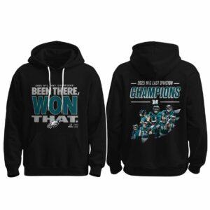 2025 Eagles Been There Won That NFC East Champions Hoodie 2025 Eagles Been There Won That NFC East Champions Hoodie