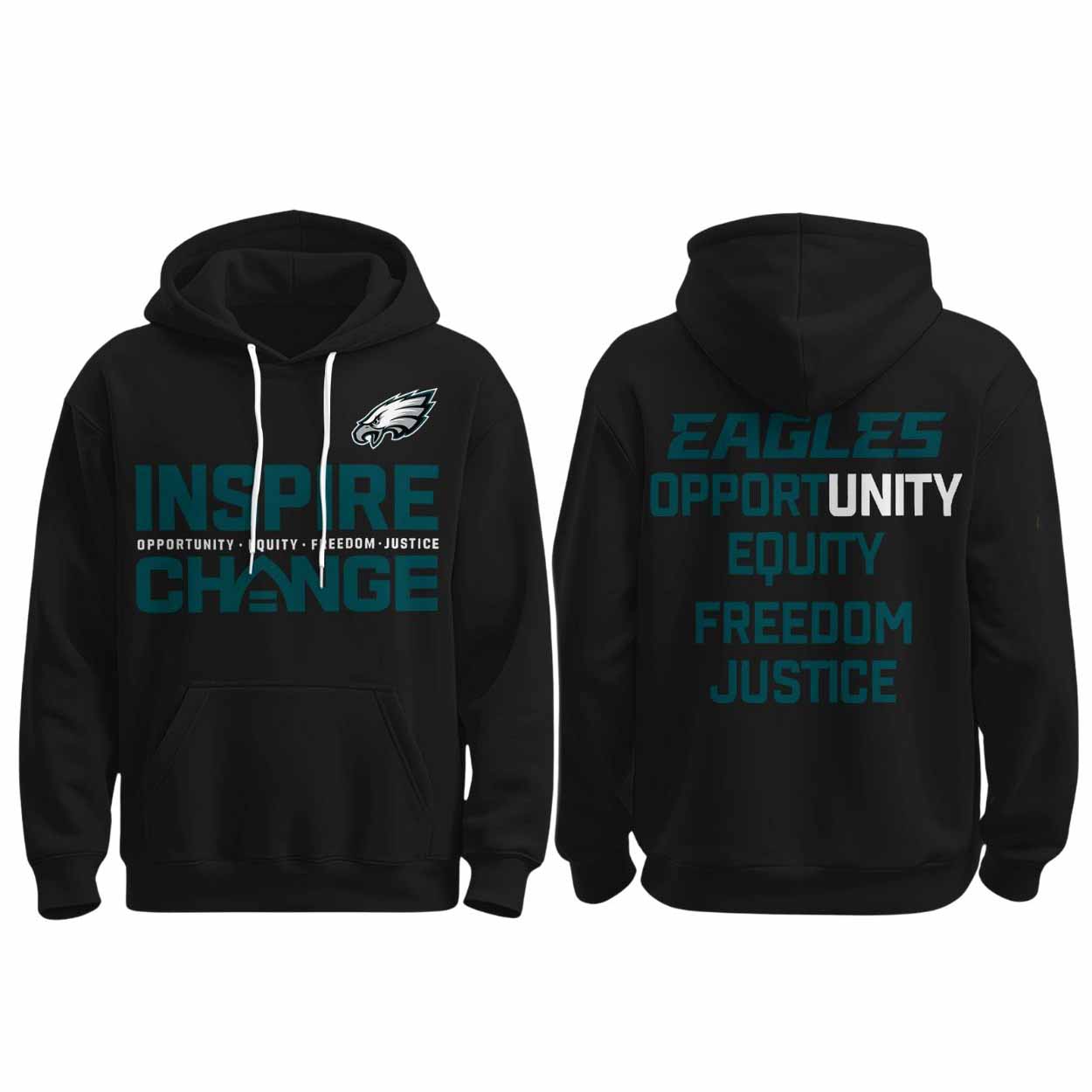 2025 Eagles Inspire Change Hoodie 2025 Eagles Inspire Change Hoodie