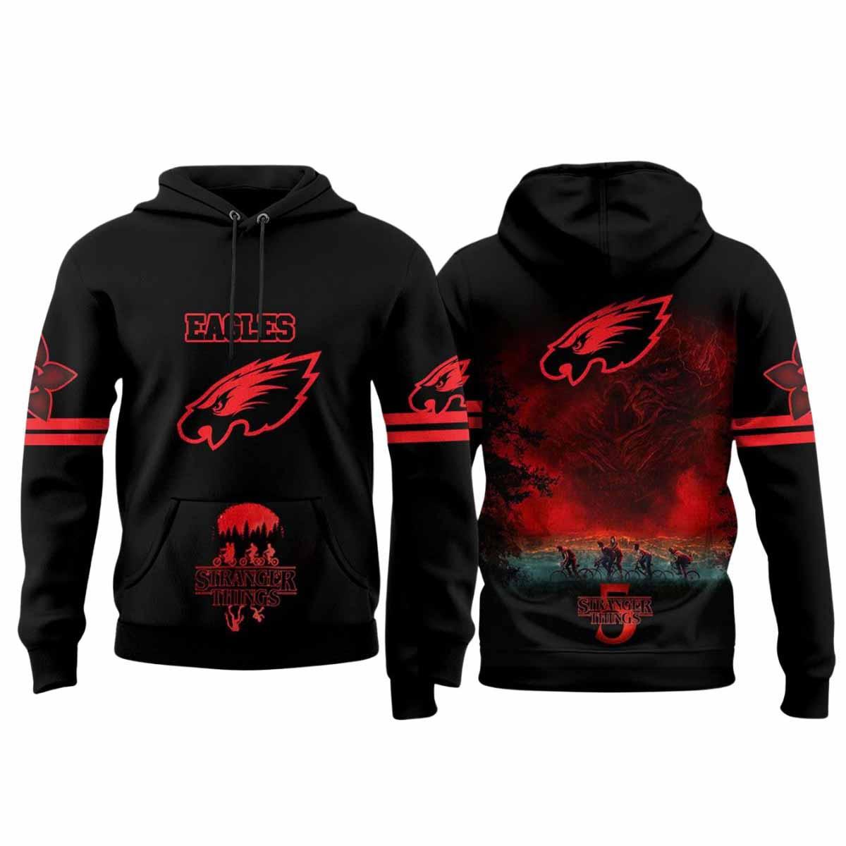 2025 Eagles Stranger Things Hoodie 2025 Eagles Stranger Things Hoodie