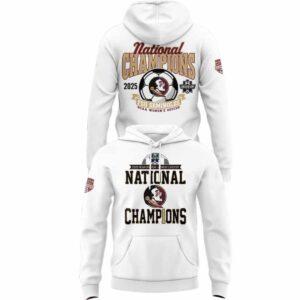 2025 Florida State Football Women's Soccer National Champions Hoodie