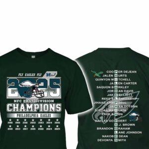 2025 Fly Eagles Fly NFC East Division Champions Shirt 2025 Fly Eagles Fly NFC East Division Champions Shirt