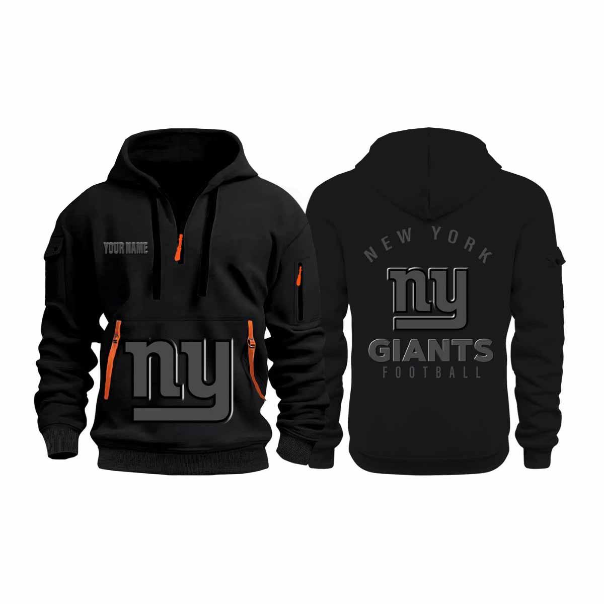 2025 Giants Back In Black Quarter Zip Hoodie 2025 Giants Back In Black Quarter Zip Hoodie
