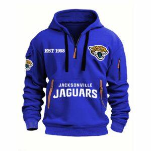 2025 Jaguars Est 1993 Quarter Zip Hoodie 1 2025 Jaguars Est 1993 Quarter Zip Hoodie