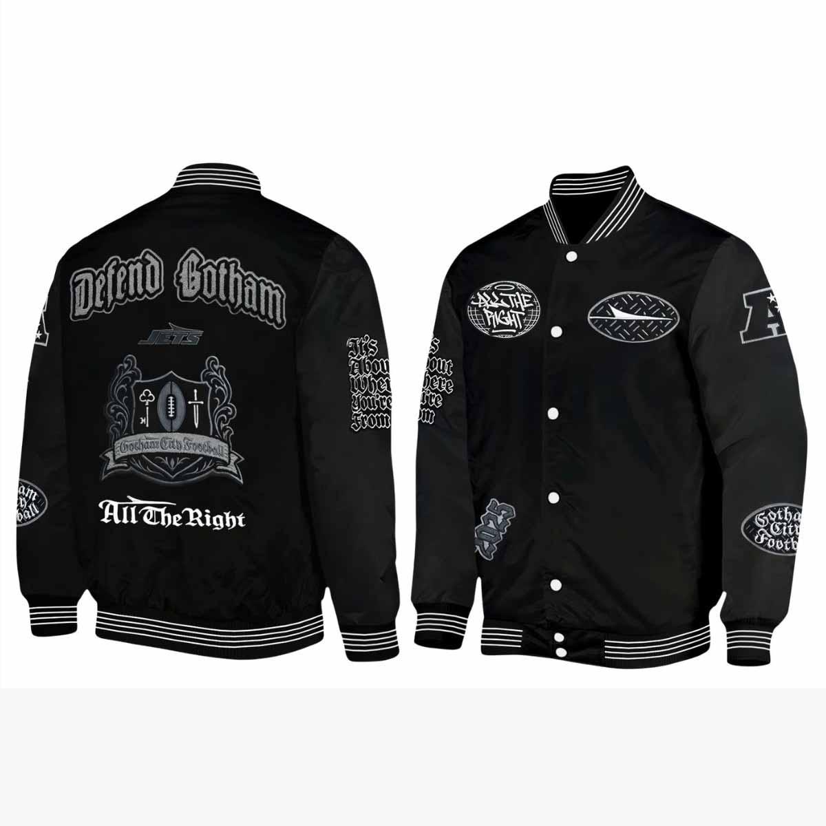2025 Jets Defend Gotham All The Right Rivalries Jacket 2025 Jets Defend Gotham All The Right Rivalries Jacket