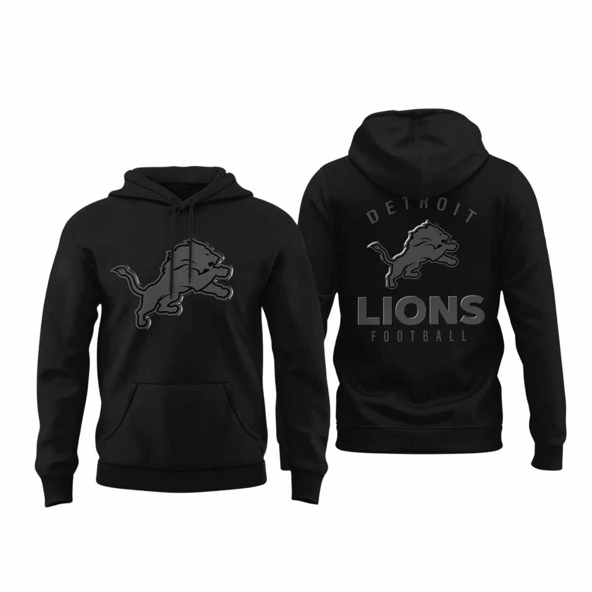 2025 Lions Back In Black Hoodie 2025 Lions Back In Black Hoodie