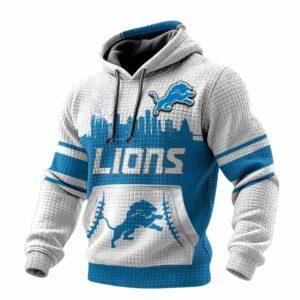 2025 Lions City Skyline Waffle Hoodie 2025 Lions City Skyline Waffle Hoodie