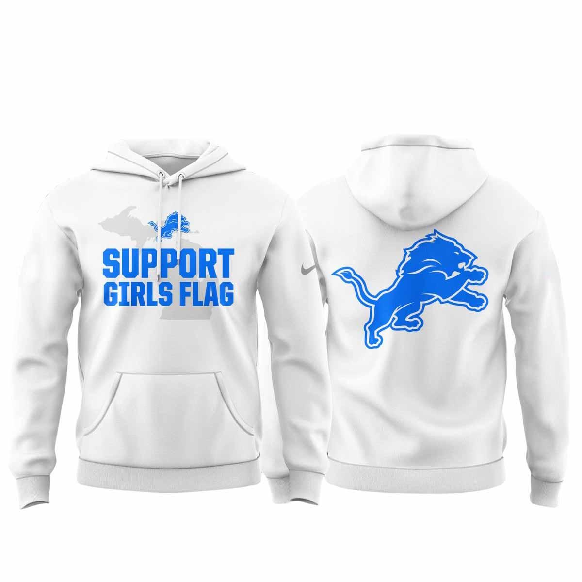 2025 Lions Support Girls Flag Hoodie 2025 Lions Support Girls Flag Hoodie