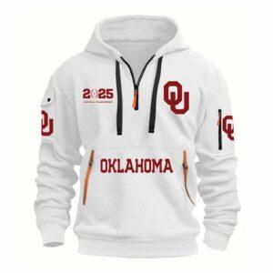2025 Oklahoma Football National Championship Quarter Zip Hoodie