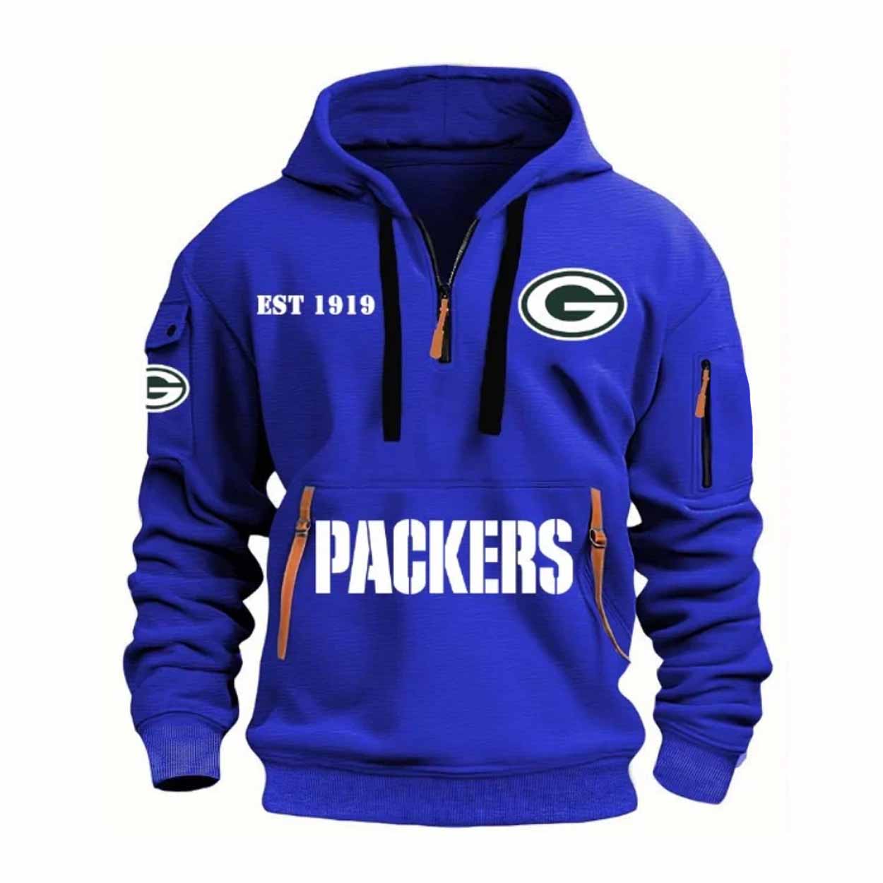 2025 Packers Est 1919 Quarter Zip Hoodie 2025 Packers Est 1919 Quarter Zip Hoodie