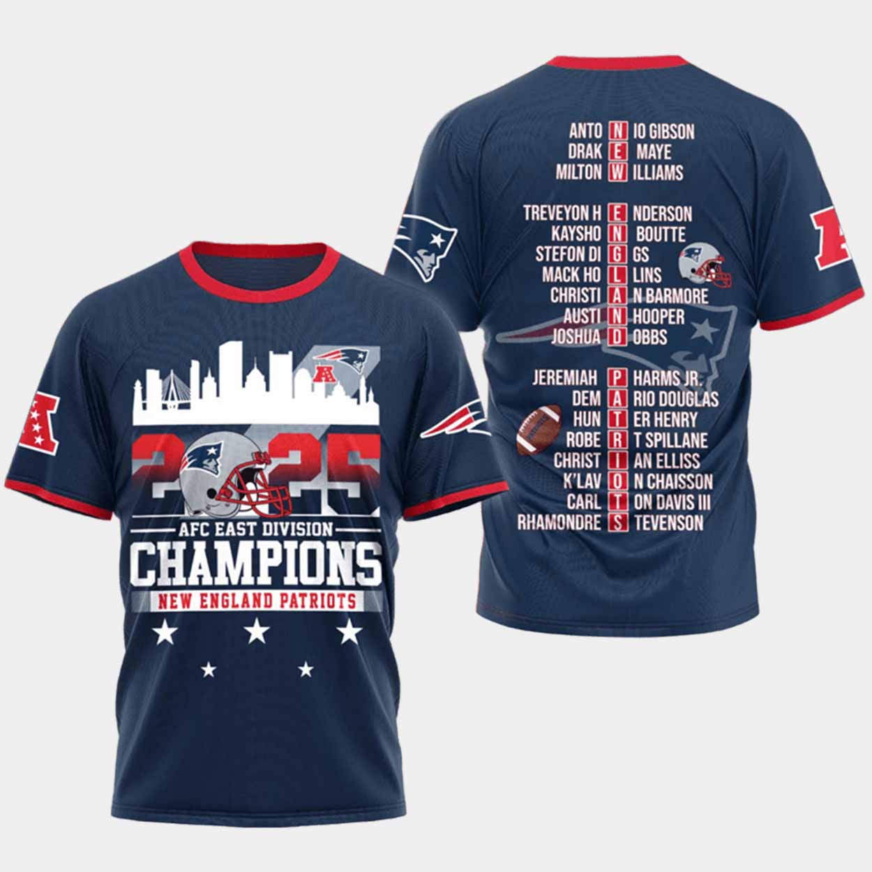 2025 Patriots AFC East Division Champions Hoodie 2025 Patriots AFC East Division Champions Hoodie