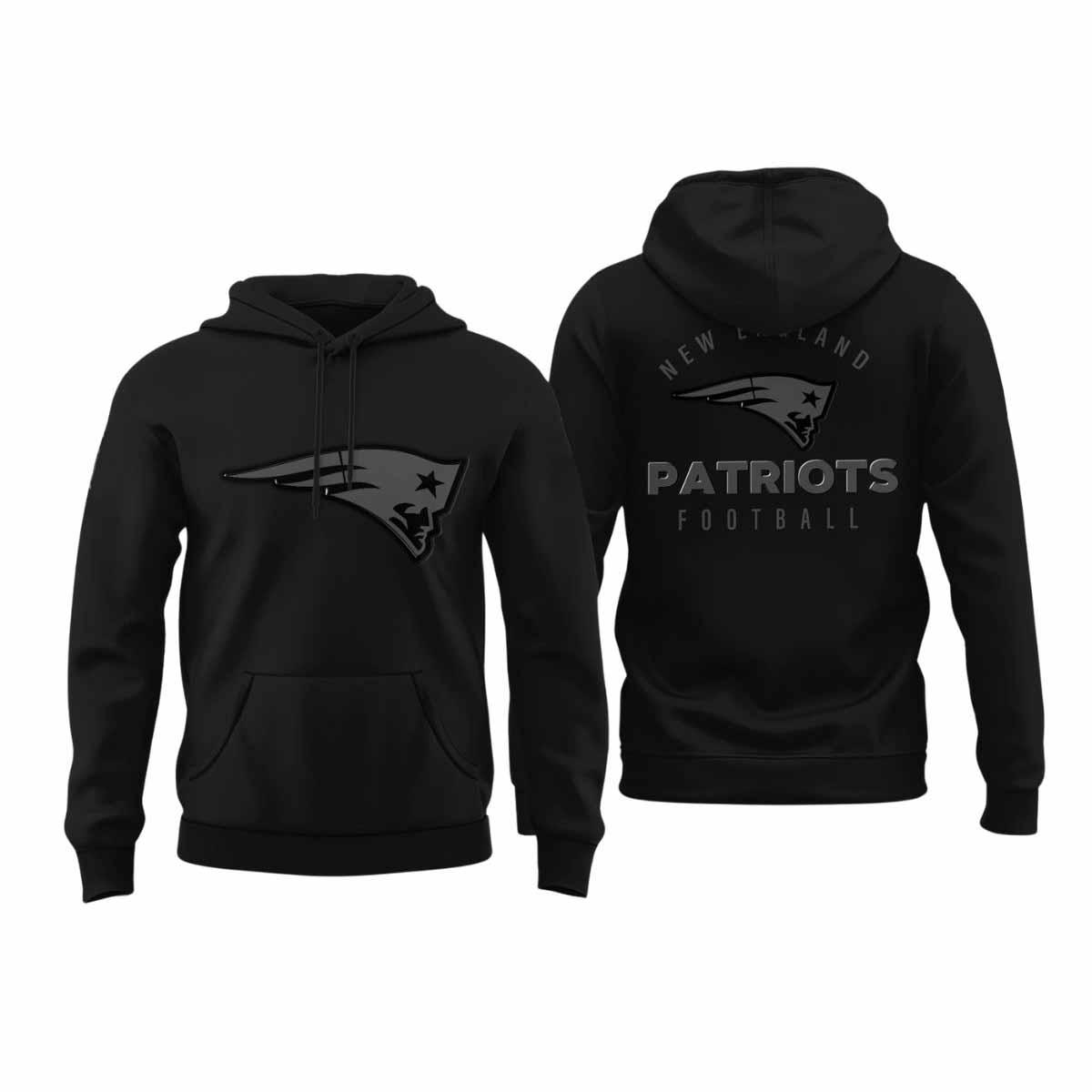 2025 Patriots Back In Black Hoodie 2025 Patriots Back In Black Hoodie