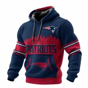 2025 Patriots City Skyline Waffle Hoodie 2025 Patriots City Skyline Waffle Hoodie