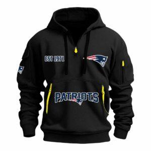 2025 Patriots Est 1971 Quarter Zip Hoodie
