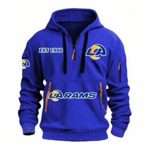 2025 Rams Est 1960 Quarter Zip Hoodie 2 2025 Rams Est 1960 Quarter Zip Hoodie