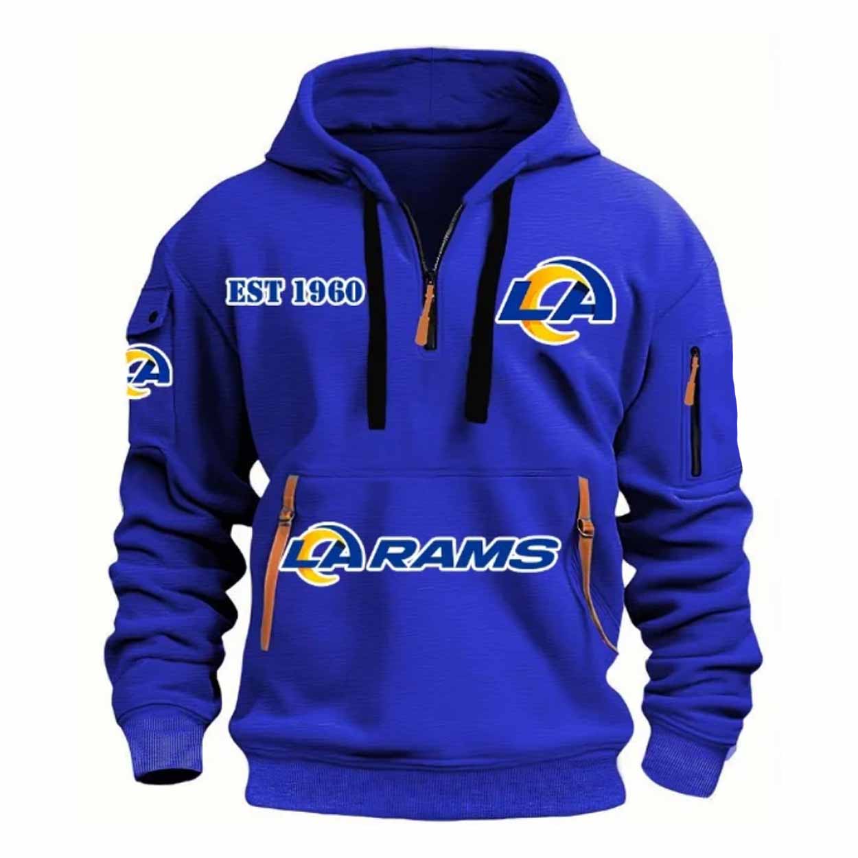 2025 Rams Est 1960 Quarter Zip Hoodie 2025 Rams Est 1960 Quarter Zip Hoodie