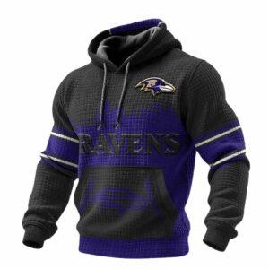 2025 Ravens City Skyline Waffle Hoodie 2025 Ravens City Skyline Waffle Hoodie