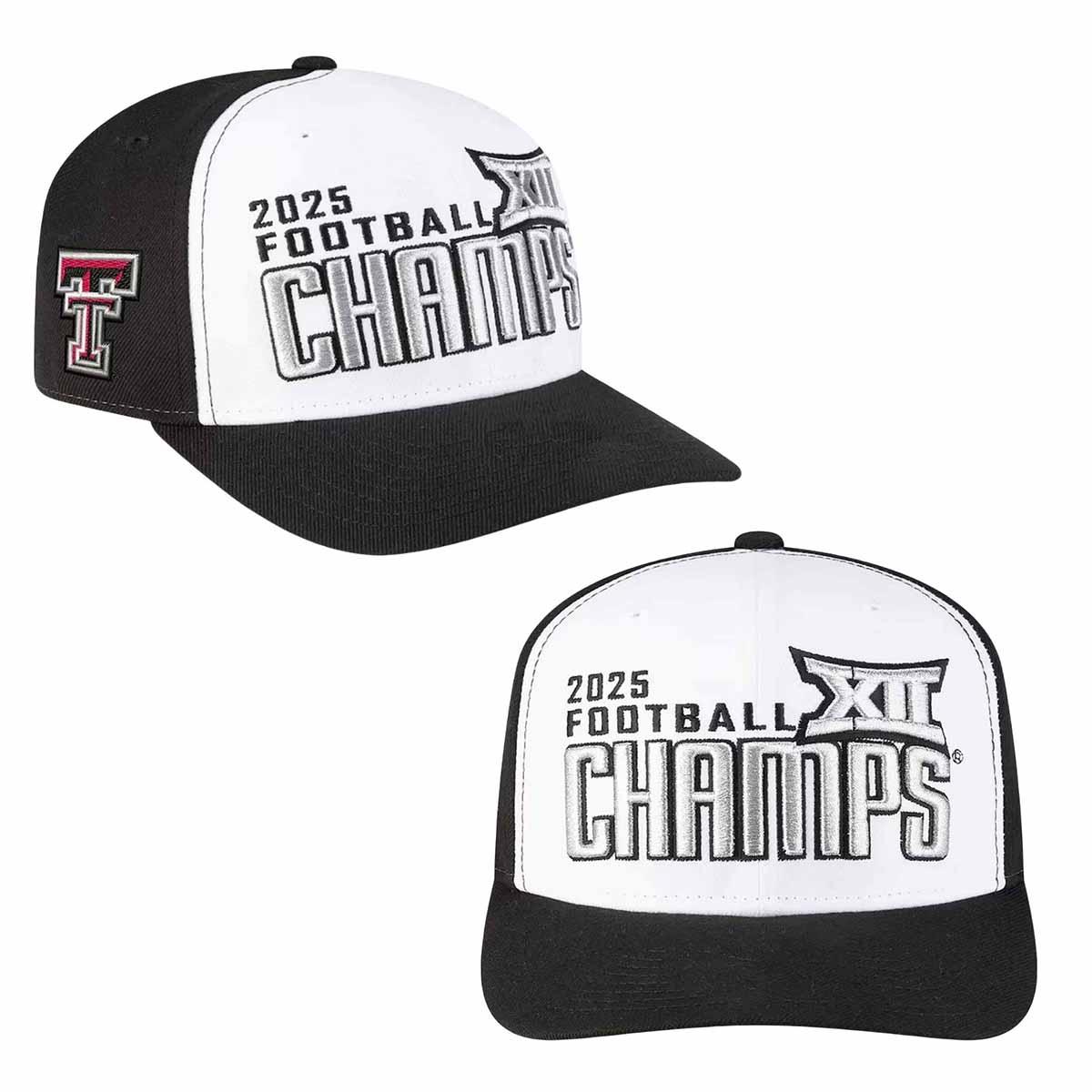 2025 Red Raiders Big 12 Football Champions Hat 2025 Red Raiders Big 12 Football Champions Hat