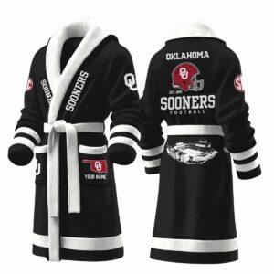 2025 Sooners Football Est 1895 Bathrobe 1 2025 Sooners Football Est 1895 Bathrobe