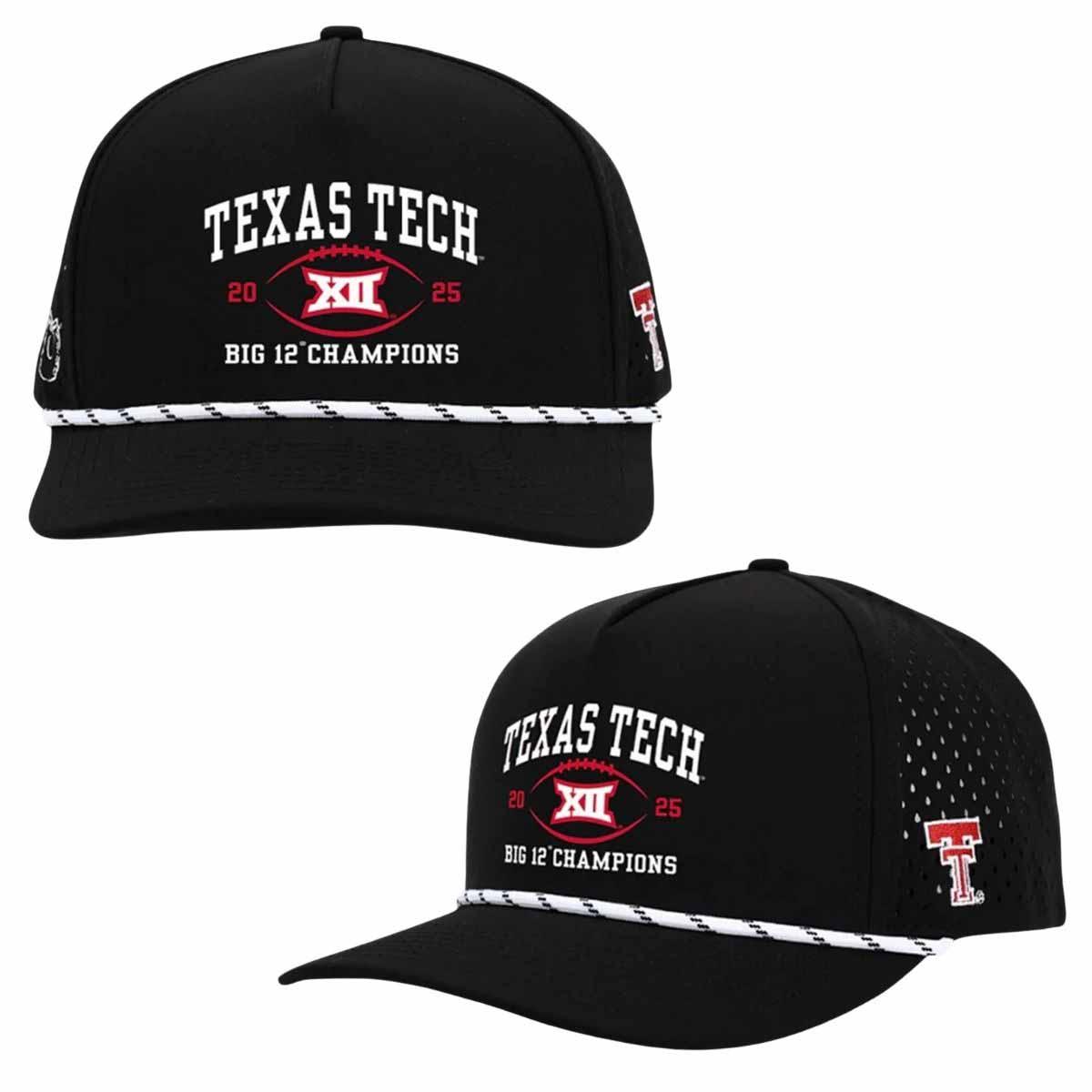 2025 Texas Tech Big 12 Champions Hat 2025 Texas Tech Big 12 Champions Hat