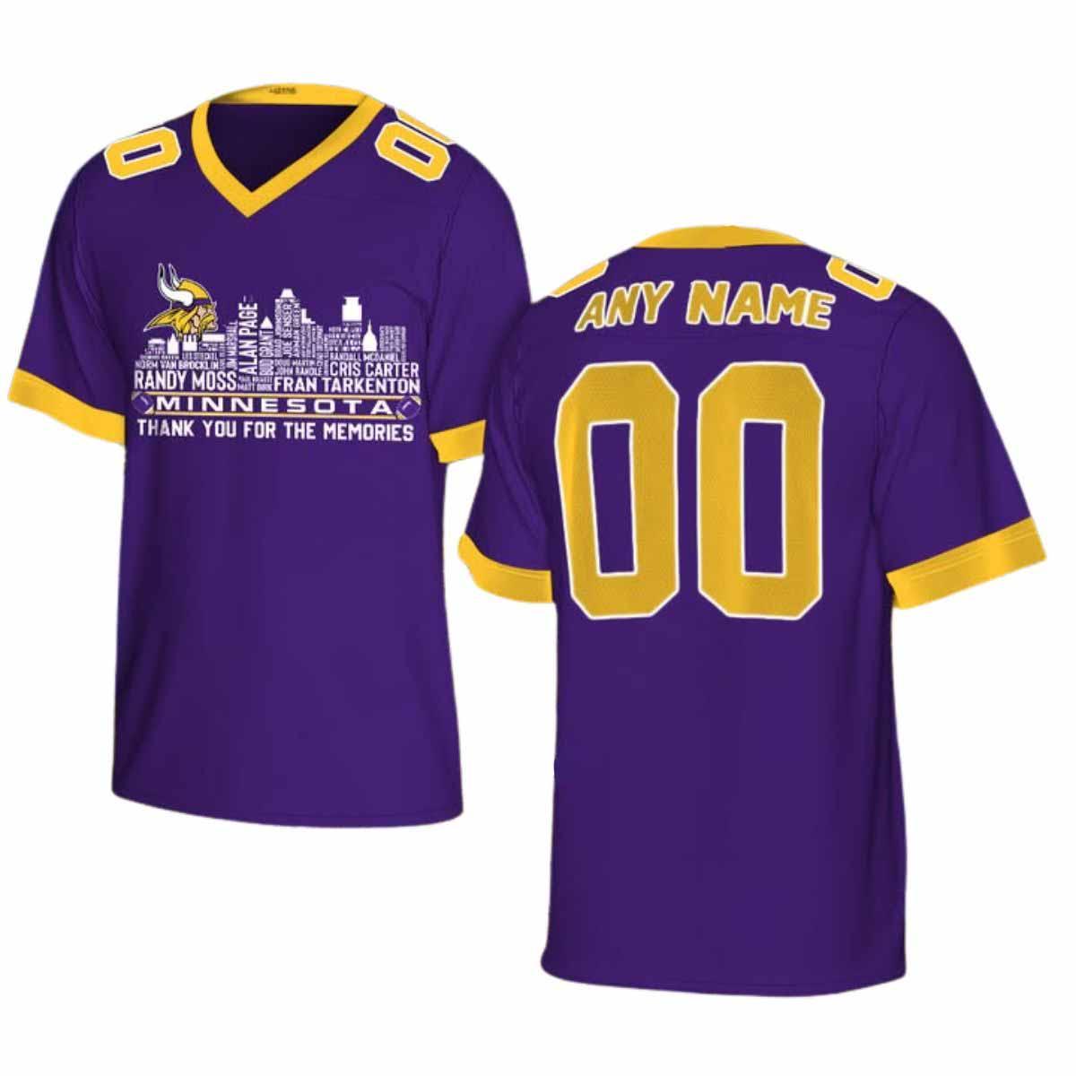 2025 Vikings x Legend City Skyline Football Jersey 2025 Vikings x Legend City Skyline Football Jersey