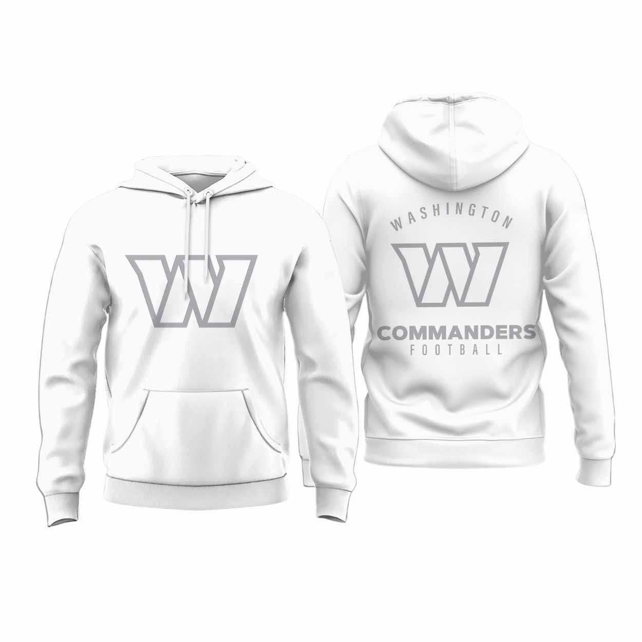 2026 Commanders White Out Hoodie 2026 Commanders White Out Hoodie