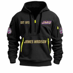 2026 James Madison Est 1972 Quarter Zip Hoodie 2026 James Madison Est 1972 Quarter Zip Hoodie