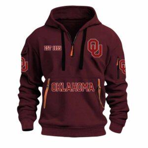 2026 Oklahoma Hoosiers EST 1895 Quarter Zip Hoodie 2 2026 Oklahoma Hoosiers EST 1895 Quarter Zip Hoodie