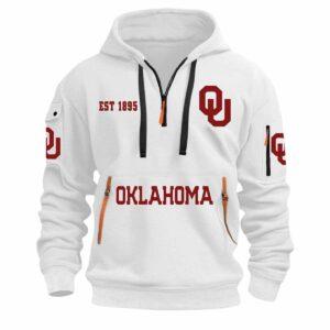 2026 Oklahoma Hoosiers EST 1895 Quarter Zip Hoodie 2026 Oklahoma Hoosiers EST 1895 Quarter Zip Hoodie