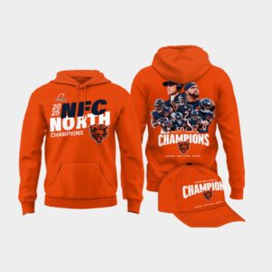 Bears NFC North Champions 2025 Hoodie Bears NFC North Champions 2025 Hoodie