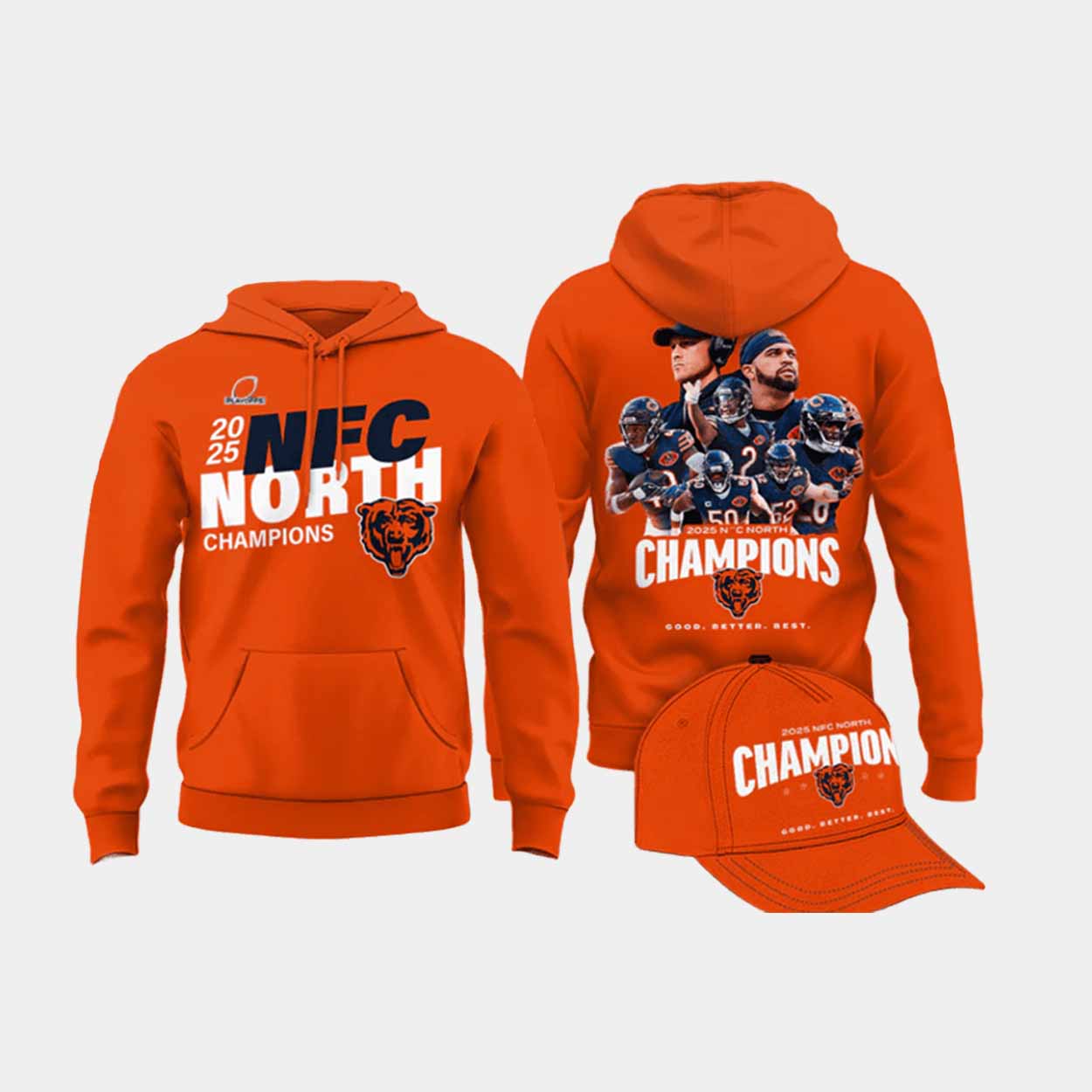 Bears NFC North Champions 2025 Hoodie Bears NFC North Champions 2025 Hoodie