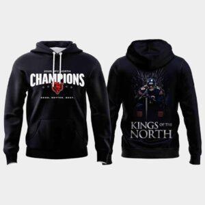 Bears NFC North Champions King Of The North 2025 Hoodie Bears NFC North Champions King Of The North 2025 Hoodie