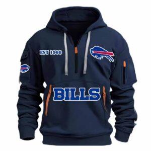 Bills 2025 Est 1960 Quarter Zip Hoodie 1 Bills 2025 Est 1960 Quarter Zip Hoodie