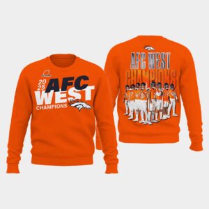 Broncos AFC West Champions 2025 Hoodie 1 Broncos AFC West Champions 2025 Hoodie