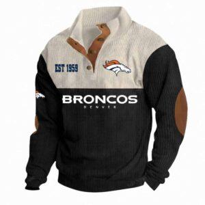 Broncos Est 1959 Stand Up Collar Sweatshirt
