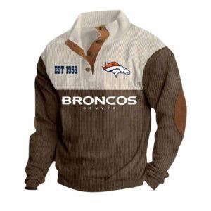 Broncos Est 1959 Stand Up Collar Sweatshirt