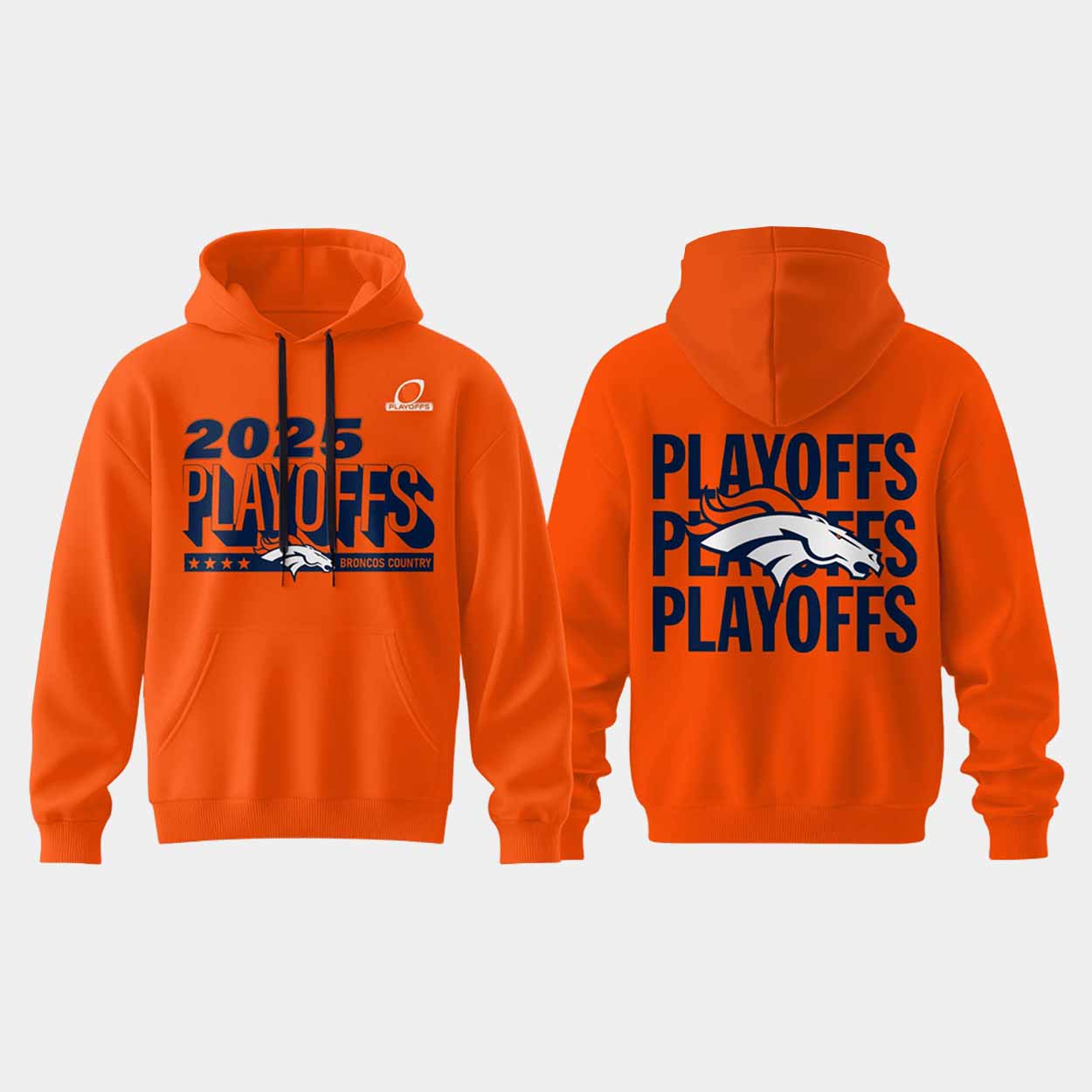 Broncos Playoffs 2025 Hoodie Broncos Playoffs 2025 Hoodie