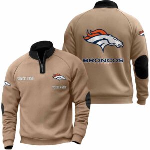 Broncos Since 1959 Quarter Collared Sweatshirt Broncos Since 1959 Quarter Collared Sweatshirt