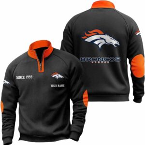 Broncos Since 1959 Quarter Collared Sweatshirt 1 Broncos Since 1959 Quarter Collared Sweatshirt