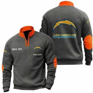 Chargers Since 1959 Quarter Collared Sweatshirt
