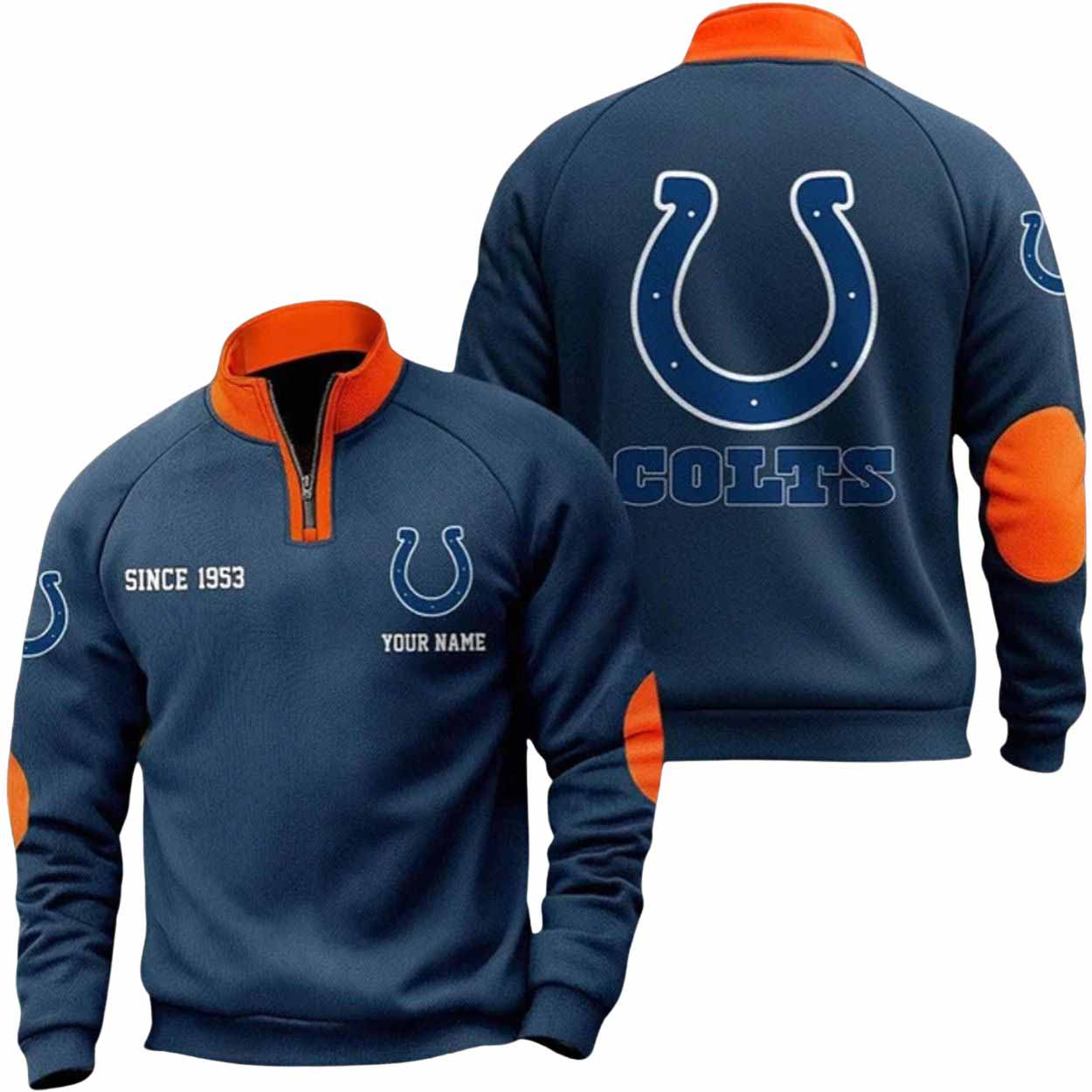 Colts Since 1953 Quarter Collared Sweatshirt Colts Since 1953 Quarter Collared Sweatshirt
