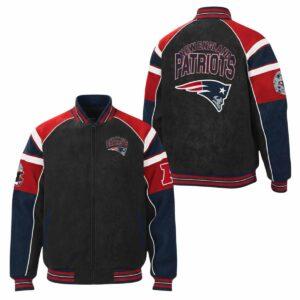 Drake Maye Patriots Bomber Jacket 1 Drake Maye Patriots Bomber Jacket