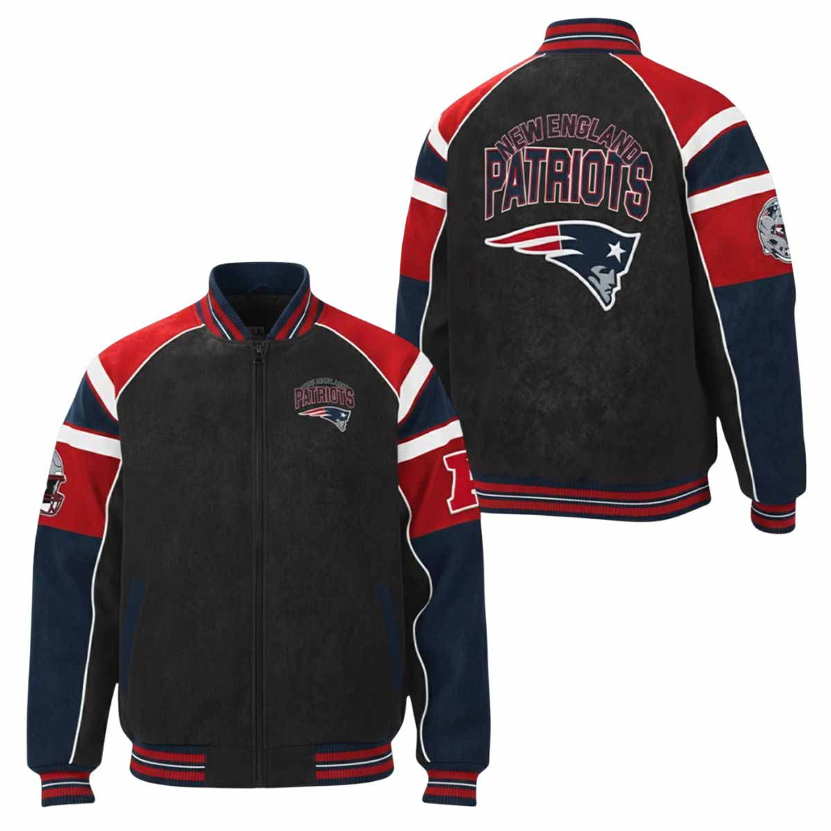 Drake Maye Patriots Bomber Jacket Drake Maye Patriots Bomber Jacket